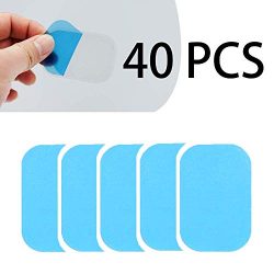 40pcs Gel Sheets Replacement for Gel Pad Muscle Trainer Abdominal Toning Belt EMS ABS Toner Body ...