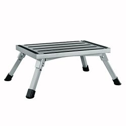 Finether Portable Rv Step Stool| Height Aluminum Folding Platform Step with Non-Slip Rubber Feet ...