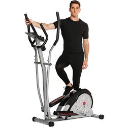 Fast 88 Portable Elliptical Machine Fitness Workout Cardio Training Machine, Magnetic Control Mu ...