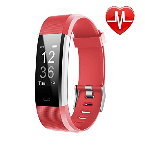 LETSCOM Fitness Tracker HR, Activity Tracker Watch with Heart Rate Monitor, Waterproof Smart Fit ...