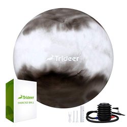 Trideer Exercise Ball, Yoga Ball, Birthing Ball with Quick Pump, Anti-Burst & Extra Thick, H ...