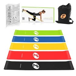 Etoplus Resistance Bands – Set of 5 Exercise Bands, Resistance Loops Workout Bands for Physical  ...