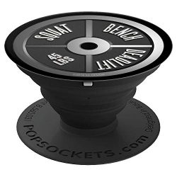 Barbell Plate Gift with Squat Bench Deadlift Weight Plate – PopSockets Grip and Stand for  ...