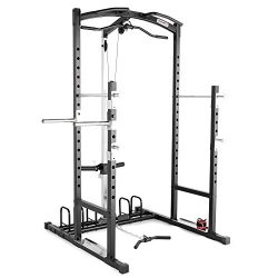 Marcy Home Gym Cage System Workout Station for Weightlifting, Bodybuilding and Strength Training ...