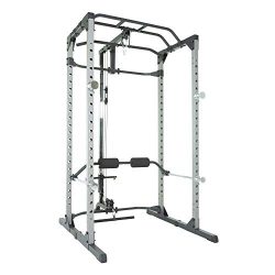Fitness Reality 810XLT Super Max Power Rack Cage with LAT Pull Down and Low Row Cable Attachment