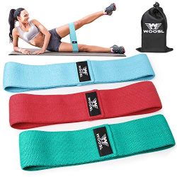 WOOSL Resistance Exercise Bands for Legs and Butt,Workout Bands Hip Bands Wide Booty Bands Sport ...