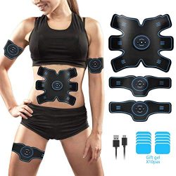 ABS Stimulator, Muscle Toner – Abs Stimulating Belt – Training Device for Muscles- W ...