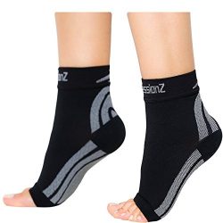 CompressionZ Plantar Fasciitis Socks – Compression Foot Sleeves – Ankle Brace w/Arch ...