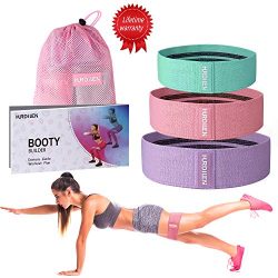 Hurdilen Resistance Bands Loop Exercise Bands Booty Bands – Workout Bands Hip Bands Wide R ...