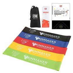 INMAKER Resistance Workout Bands with Instruction eBook, Videos, Manual and Carry Bags, Exercise ...