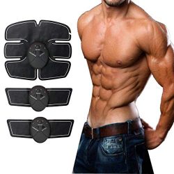 Portable Abdominal Machine Workout Muscle Abs Trainer Fitness Belt Training Device for Men/Women ...