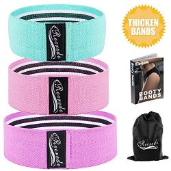 Recredo Booty bands, Non Slip Resistance Bands for Legs and Butt, Workout Bands Exercise Bands H ...