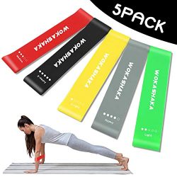 Wokashaka Resistance Loop Bands, Resistance Exercise Bands for Home Fitness, Crossfit, Stretchin ...