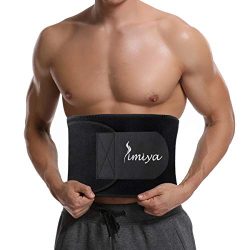 SIMIYA Waist Trimmer for Women & Men, Neoprene Sauna Slim Belt, Abdominal Trainer, Stomach W ...