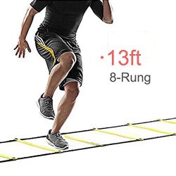 Granta Store Helpful Sport Exercise 8 Rung Durable Soccer Speed Agility Training Ladder