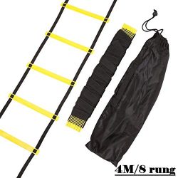 S-Sport-Life – Durable 9 rung 16.5 Feet 5M Agility Ladder for Soccer and Football Speed Tr ...