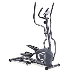 MaxKare Magnetic Elliptical Machine Trainer Smooth Quiet Driven with Front Flywheel/LCD Monitor/ ...