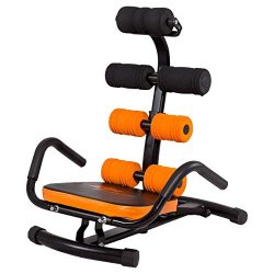 GYMAX Abdominal Twister Trainer, Incline Ab Rocket Exerciser Height Adjustable, for Crunch Sit-u ...