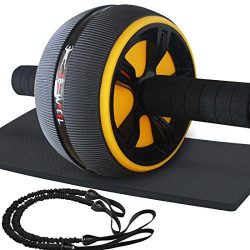 LAFENI Ab Roller, Home Abdominal Exercise Equipment Core Workout Machine Wider Ab Roller Wheel w ...