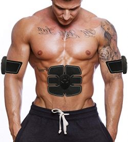 SONEN Muscle Toner, Abdominal Toning Belt EMS ABS Toner Body Muscle Trainer Wireless Portable Un ...