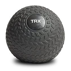 TRX Training Slam Ball, Easy-Grip Tread & Durable Rubber Shell, 15lbs