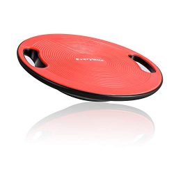 EveryMile Wobble Balance Board, Exercise Balance Stability Trainer Portable Balance Board with H ...