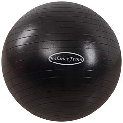 BalanceFrom Anti-Burst and Slip Resistant Exercise Ball Yoga Ball Fitness Ball Birthing Ball wit ...