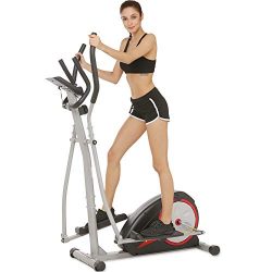 Aceshin Elliptical Machine Trainer Compact Life Fitness Exercise Equipment for Home Workout Offi ...