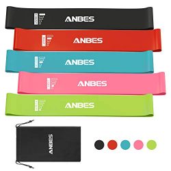 ANBES Resistance Loop Bands, Resistance Exercise Bands for Home Fitness, Yoga, Stretching, Stren ...