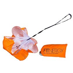 F1TNERGY Running Resistance Parachute Durable 56″ Orange Speed Sprint Training Chute ̵ ...