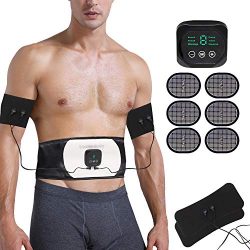 Abs Stimulator Abdominal Trainer Ultimate Waist Trimmer Ab Stimulator Men Women Work Out Ads Pow ...