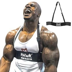 Hawk Sports Arm Blaster for Biceps & Triceps Dumbbells & Barbells Curls Muscle Builder B ...