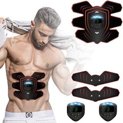 rooftree-Abs-Stimulator-Portable-EMS-Abdominal Training Device for Muscles Ab Trainer Fitness Eq ...