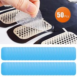 UYGHHK 50 Pcs/25 Pack Gel Pads for Abs Stimulator Abs Trainer Replacement Gel Sheet for EMS AB T ...