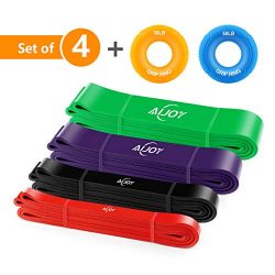 AiJoy Pull up Assist Bands Exercise Mobility Band for Workout Body Stretch Powerlifting Resistan ...