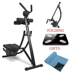 Ohana Foldable AB Coaster Max Abdominal Crunch Body Core Workout Exercise Fitness Machine for Ho ...