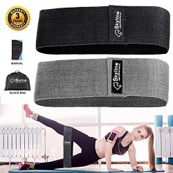 Hip Resistance Exercise Bands for Legs and Butt,Booty Fabric Bands Thick Loop Bands Workout Wide ...