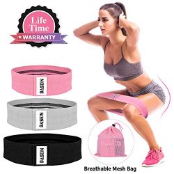 Fabric Booty Bands – Resistance Exercise Bands for Legs and Butt, Hip Bands Booty Bands Wi ...