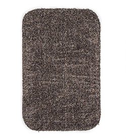 Plow & Hearth Large Mud Rug, Absorbent Dirt Trapping Machine Washable, Non Slip Indoor Mat,  ...