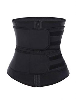 FeelinGirl Women’s Neoprene Sport Girdle Waist Training Corset Waist Shaper Belt L