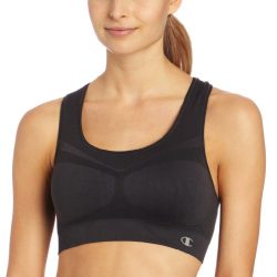 Champion Women’s Freedom Seamless Racerback Sports Bra, FFQ Asphalt, Small