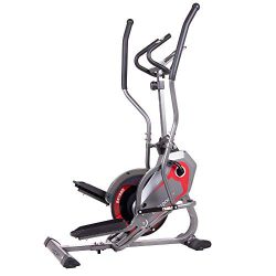 Body Power StepTrac 2 in 1 Elliptical Stepper Workout HIIT Trainer with Curve-Crank Technology