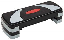 BalanceFrom Adjustable Workout Aerobic Stepper Step Platform Trainer, 4 Removable Raisers Included