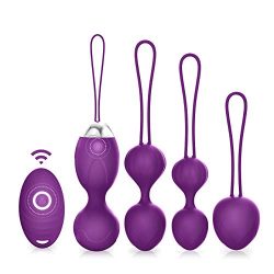 Kgel Balls – ACVIOO Ben Wa Balls 5 in 1 Kegel Exercise Weights Pelvic Floor Exercises Blad ...