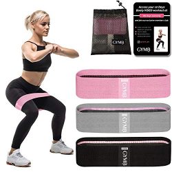 Booty Bands 3 Resistance Bands for Legs and Butt Exercise Bands Fitness Bands, Resistance Loops  ...