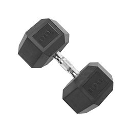 CAP Coated Hex Dumbbell Weights, 100 Pound