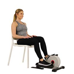 Sunny Health & Fitness Fully Assembled Magnetic Under Desk Elliptical – SF-E3872