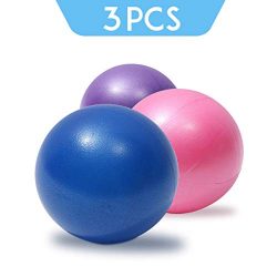 XIECCX Yoga Pilates Exercise Ball Mini 9 Inch for Stability Balance Training for Core Training P ...