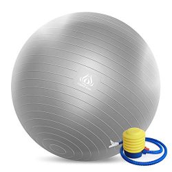 Forbidden Road Exercise Yoga Ball (45CM-85CM, 4 Colors) 200 lbs Anti-Burst Slip-Resistant Yoga B ...