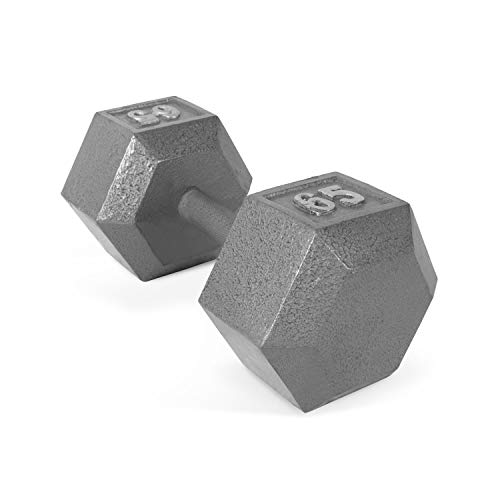 CAP Barbell Solid Hex Single Dumbbells (65-Pound)